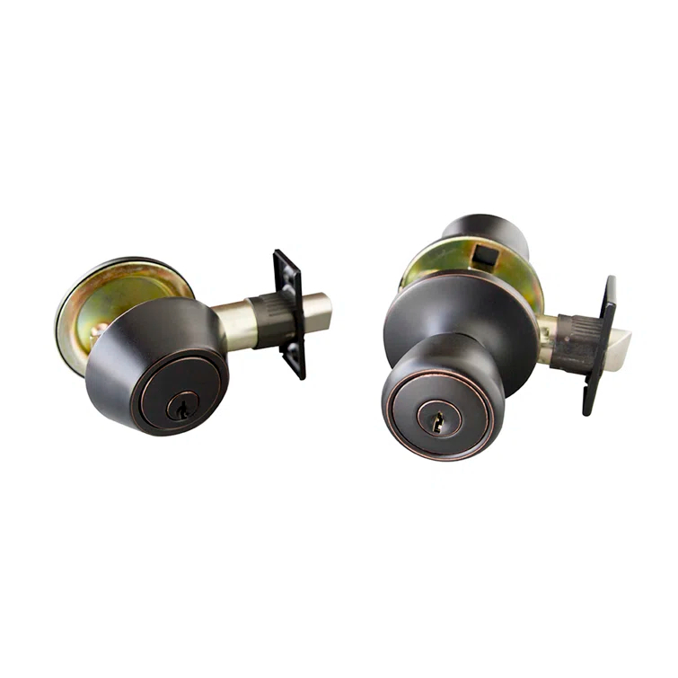 Complete Terrace Entry Knob Set with Deadbolt