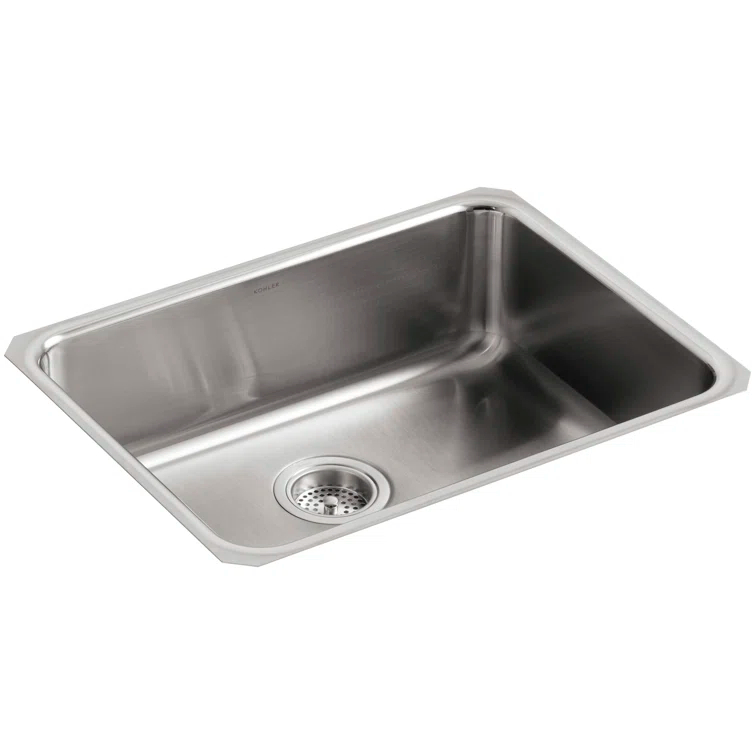 Undertone® 23" L x 17-1/2" W x 7-5/8" Extra-Large Squared Under-Mount Single-Bowl Kitchen Sink