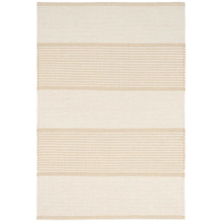 La Mirada Wheat Handwoven Cotton Rug