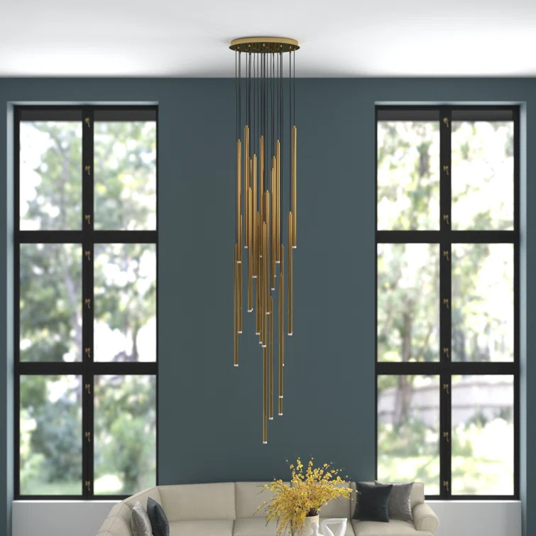 Filmore 25 - Light Dimmable Tiered Chandelier