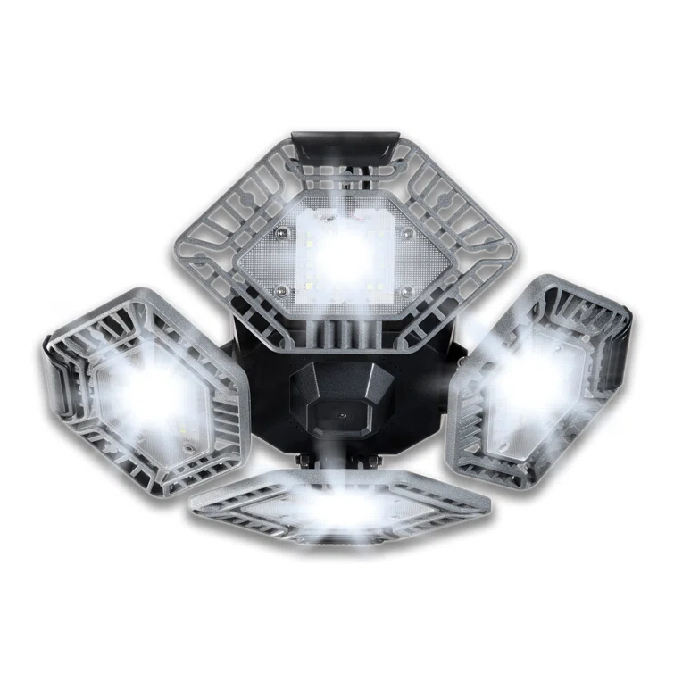 Bell+Howell Quadburst 5500 Lumens Multi Directional Ceiling Light with 4 Adjustable Panels