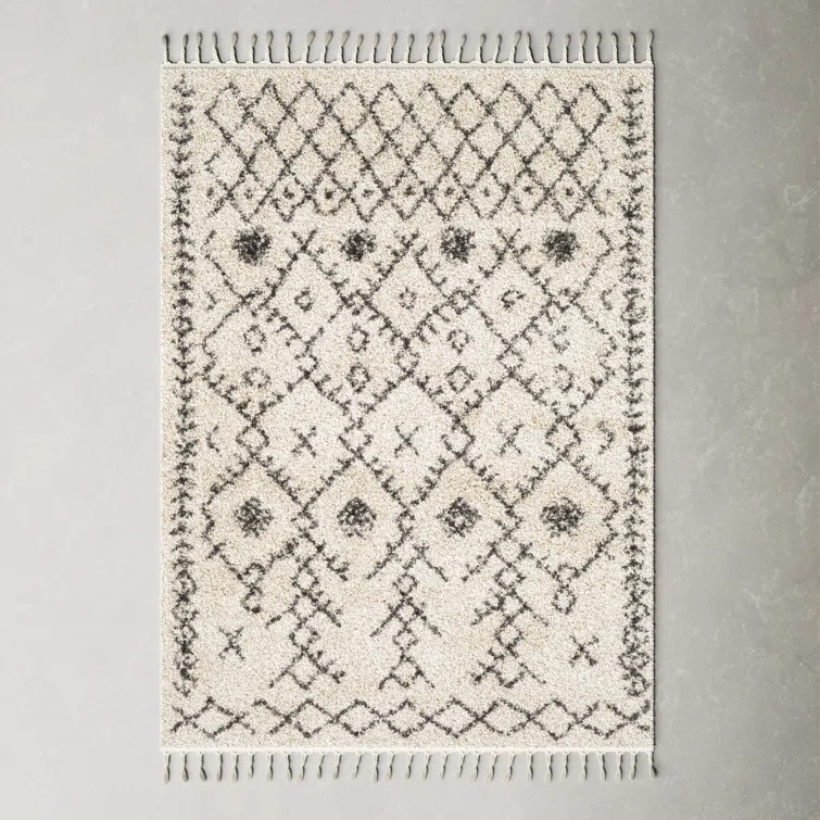 Mossy Charcoal/Beige Rug