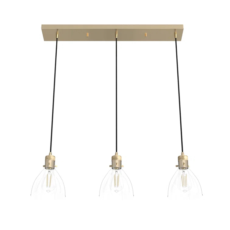 Van Nuys 3 Light Linear Cluster Pendant