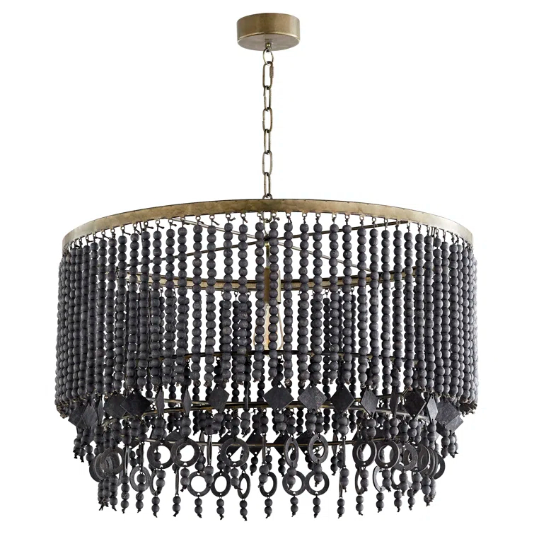 Estrella 1 - Light Matte Black Unique/Statement Pendant