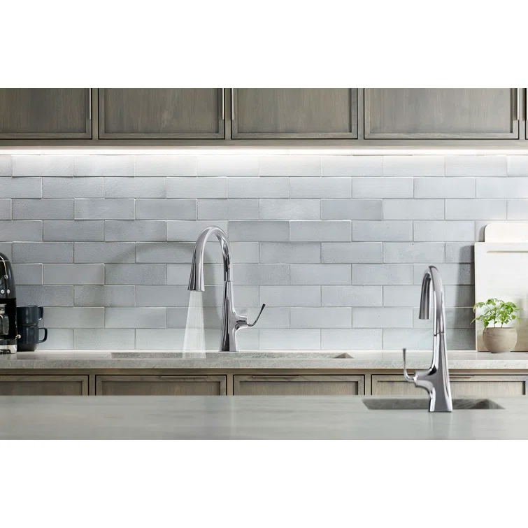 Graze Pull-Down Single Handle Kitchen Faucet With Three-Function Sprayhead With Accessories