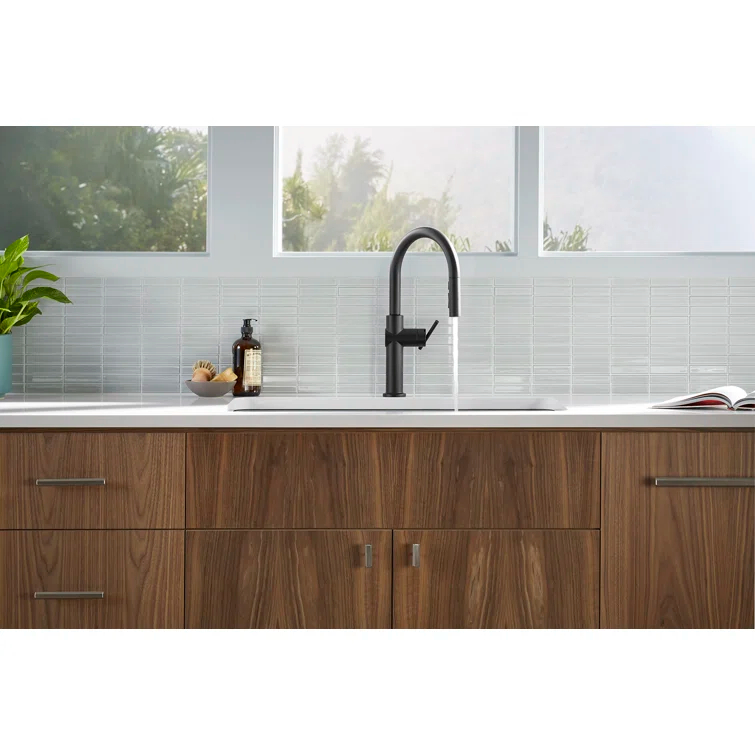Crue Touchless Pull-Down Kitchen Sink Faucet with Three-Function Sprayhead