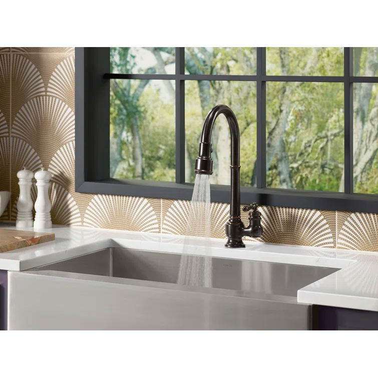 Artifacts Pull Down Bar Faucet