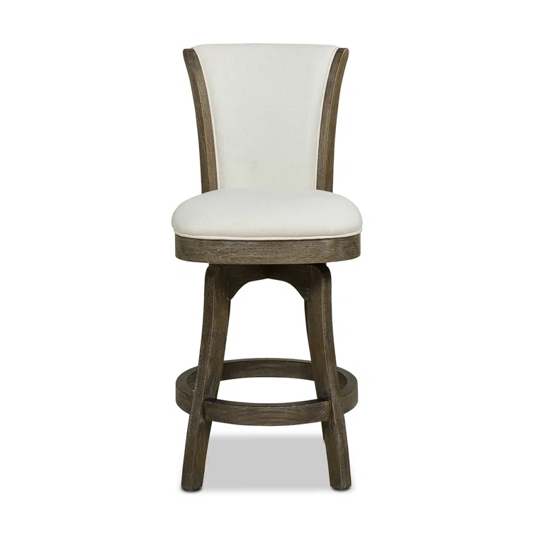Brainly 27 inches Armless Swivel Counter Height Bar Stool