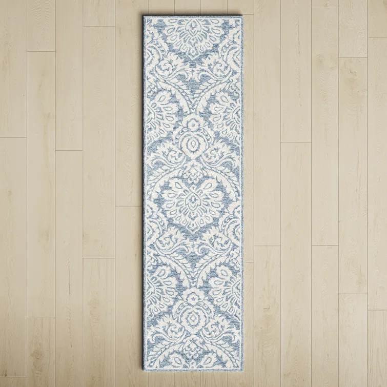 Tansy Wool Blue/Ivory Rug