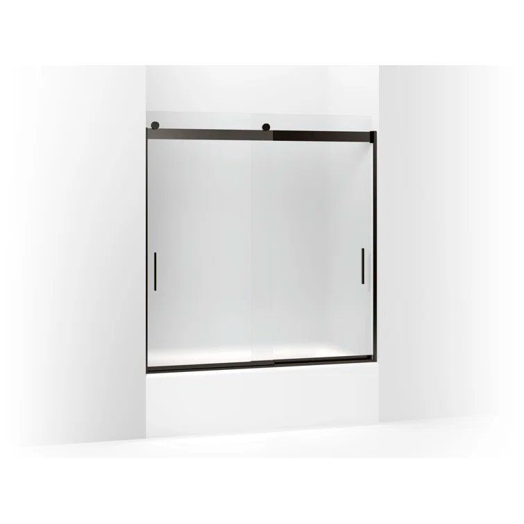 Levity 59.62" x 62" Bypass Bath Door with CleanCoat® Technology