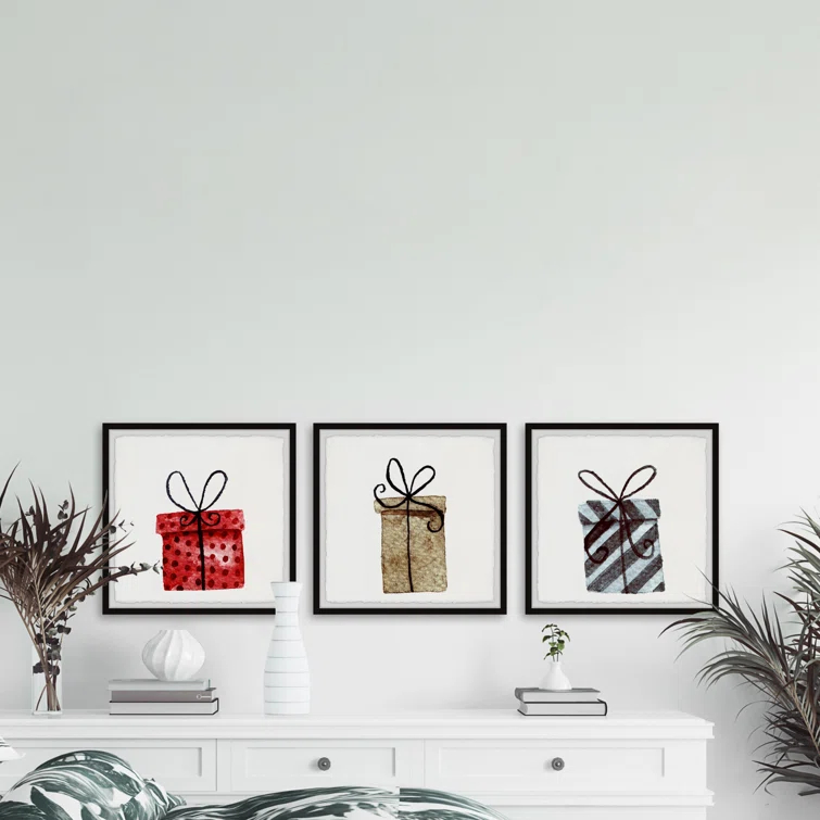 " Christmas Presents " 3 - Pieces