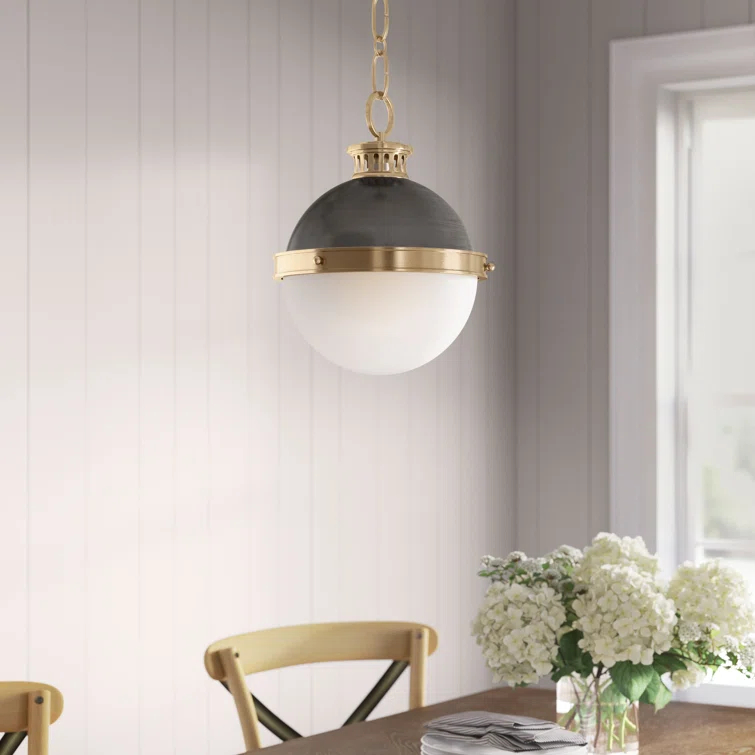 Manila Single Light Glass Dimmable Pendant