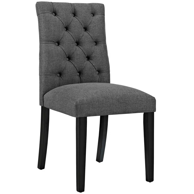 Modway Duchess Button Tufted Fabric Dining Chair