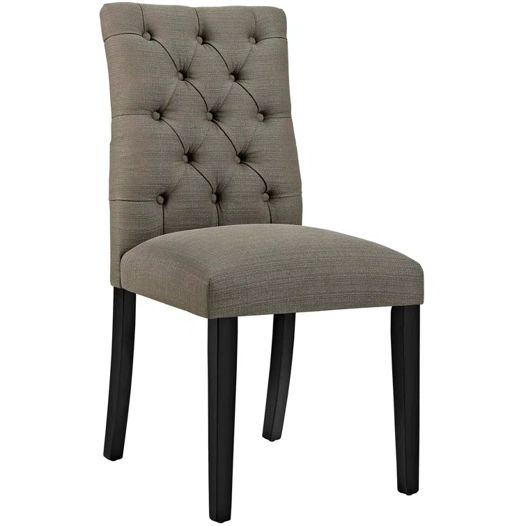 Modway Duchess Button Tufted Fabric Dining Chair