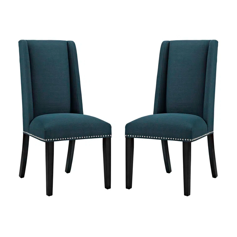 Baron Fabric Upholstered Dining Chairs (Set of 2) by Modway