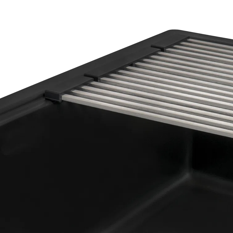 Ruvati 33-inch Undermount Workstation Granite Composite Kitchen Sink