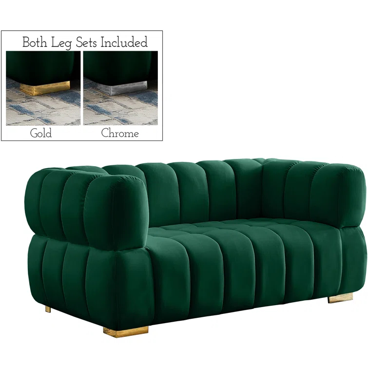 Tavarez 68'' Velvet Loveseat