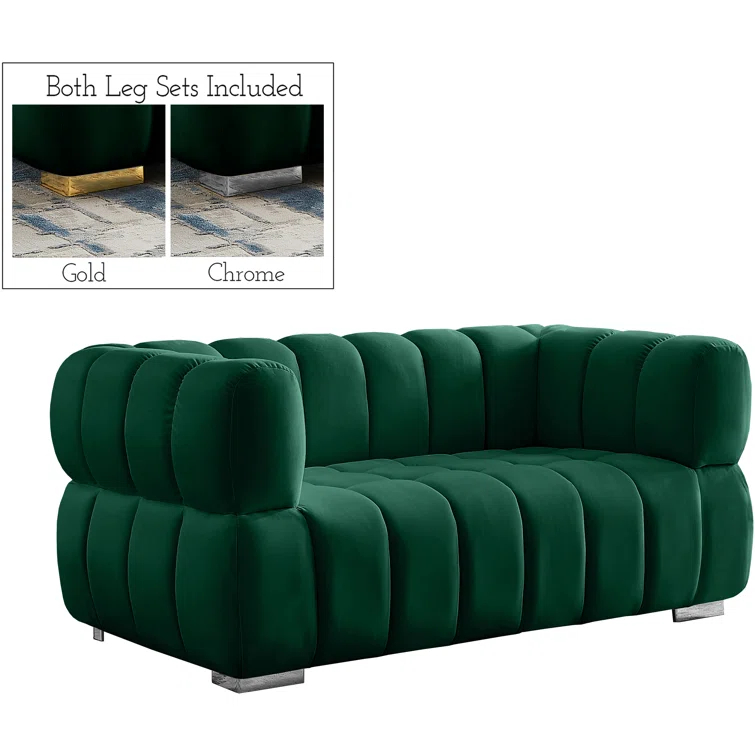 Tavarez 68'' Velvet Loveseat