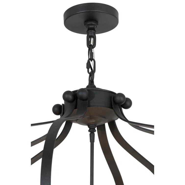 Citadel 10 - Light Dimmable Lantern Geometric Chandelier