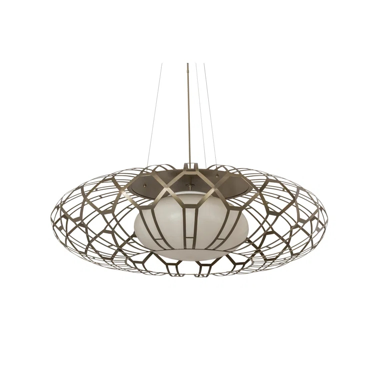 Margo 3 - Light Satin Titanium Unique/Statement Pendant