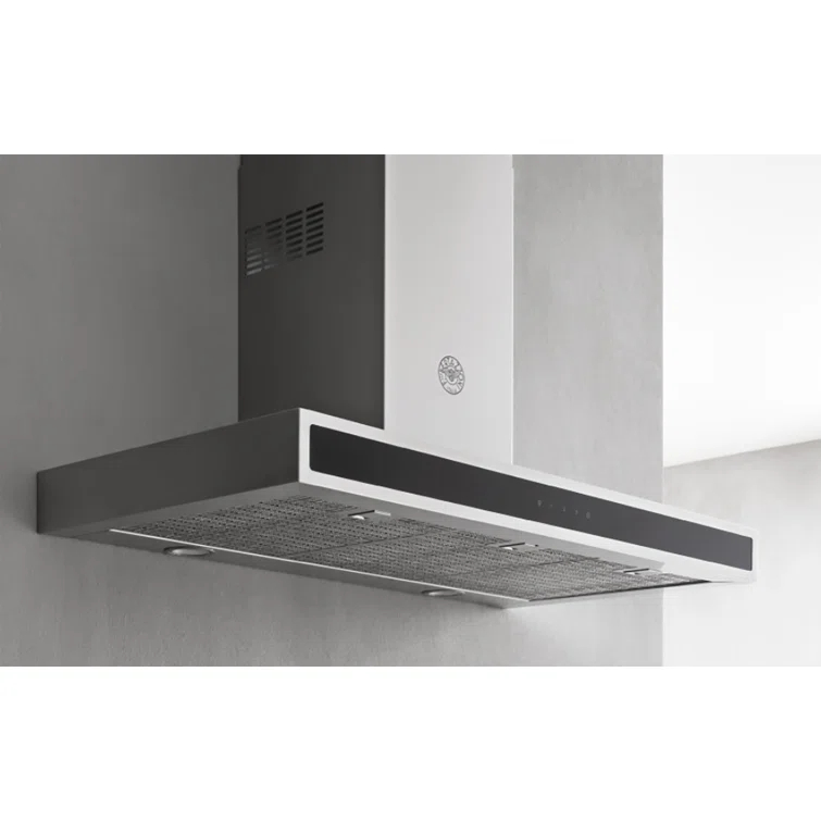 Bertazzoni 36" Stainless Steel 600 CFM Convertible Wall Range Hood with Mesh Filter