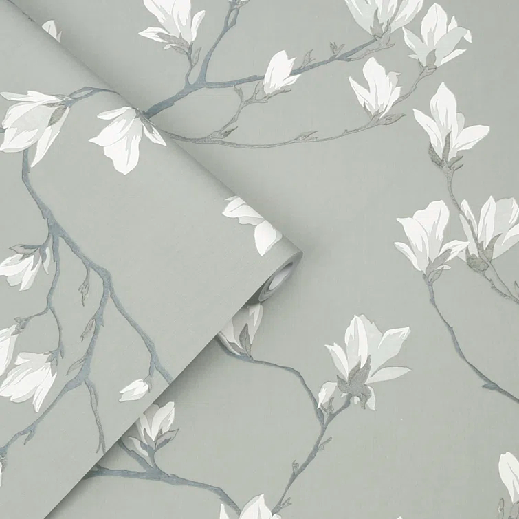 Laura Ashley Magnolia Grove Wallpaper Roll