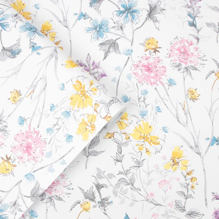 Laura Ashley Wild Meadow Wallpaper Roll