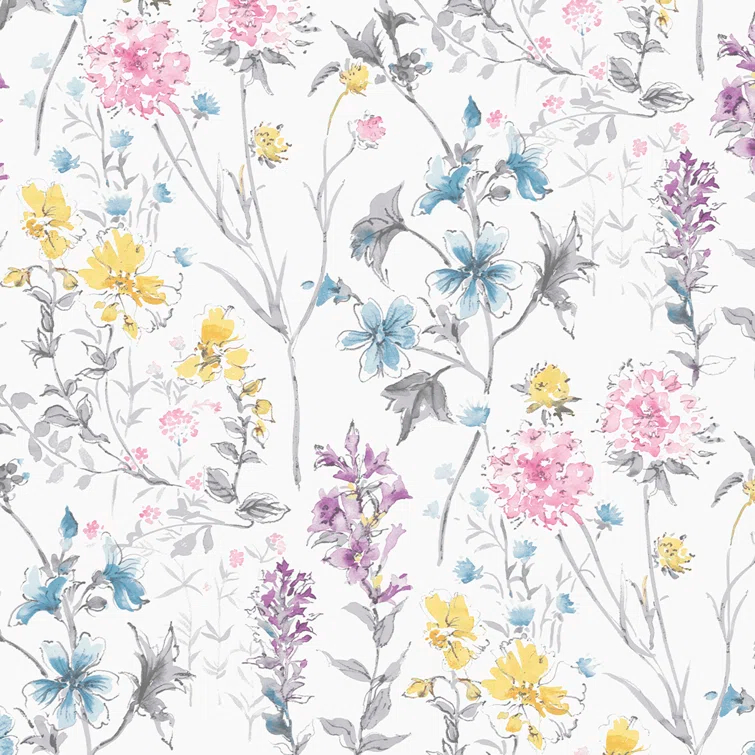 Laura Ashley Wild Meadow Wallpaper Roll
