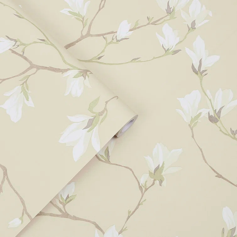 Laura Ashley Magnolia Grove Wallpaper Roll