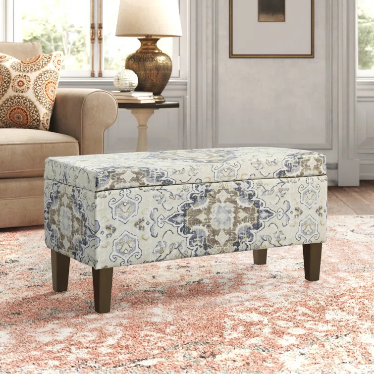 Chantrell 36" Wide Large Decorative Storage Bench