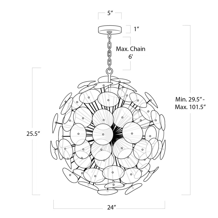 Poppy Chandelier Small
