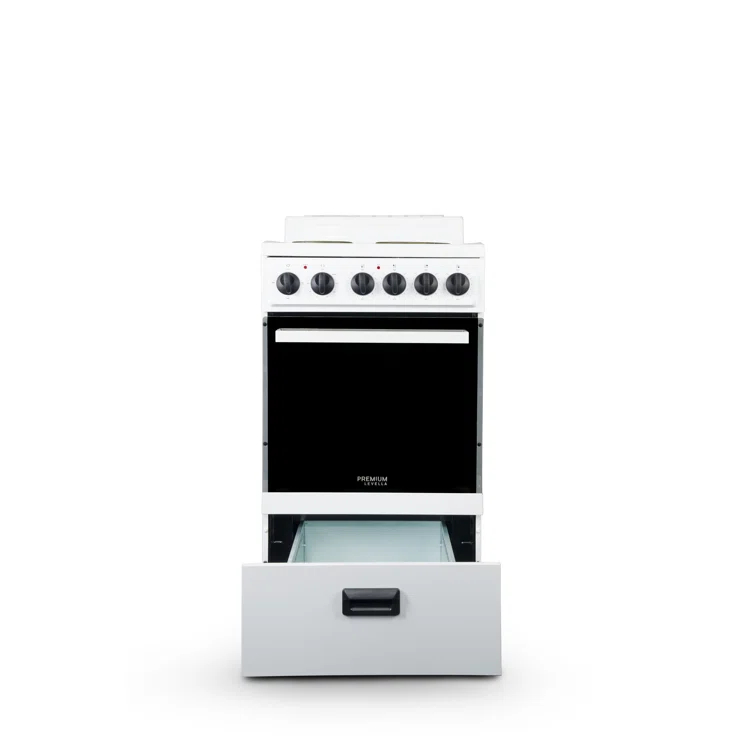 Premium Levella 20" 2.2 Cubic Feet Smart Electric Free Standing Range with 4 Burners