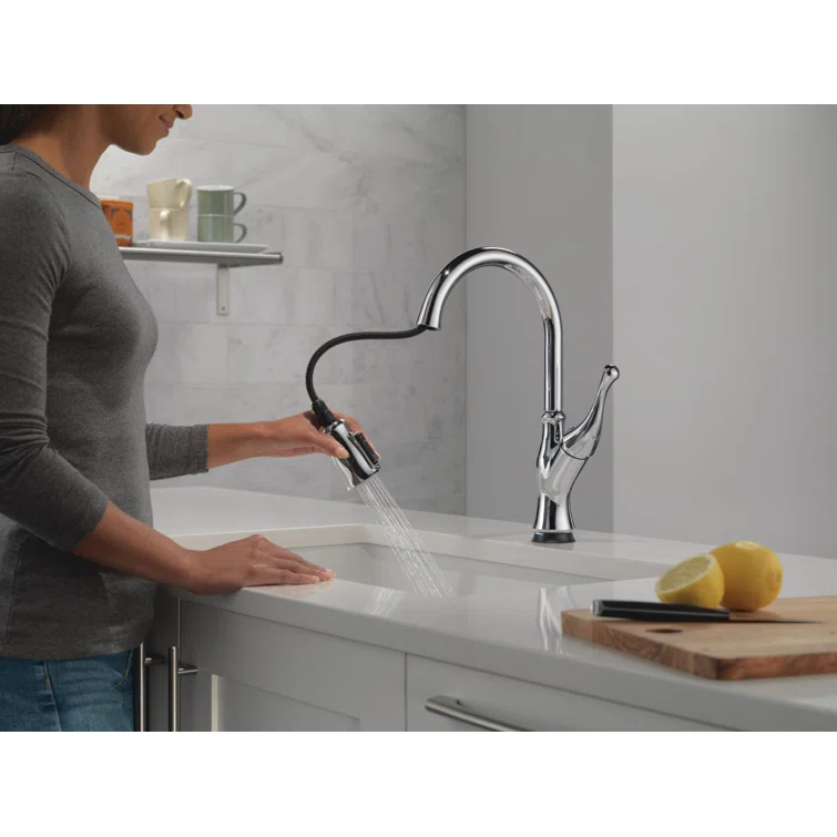 Ophelia Pull Down Sprayer Touch Kitchen Sink Faucet, Touch Control Kitchen Faucet