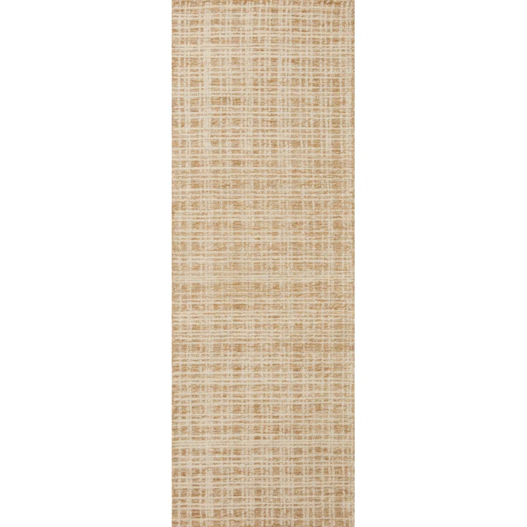 Chris Loves Julia x Loloi Polly Checkered Straw/Ivory Area Rug