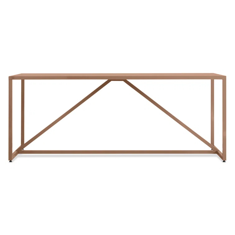 Strut Mid-Century Modern Walnut Dining Table 29" H x 74.5" L