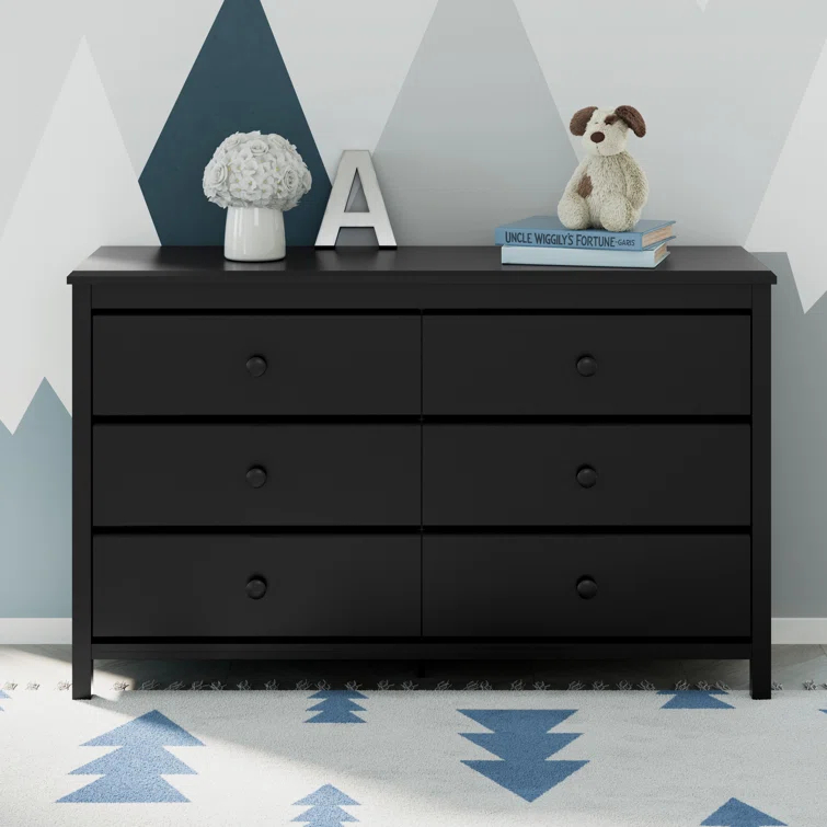 Alpine 6 Drawer Double Dresser