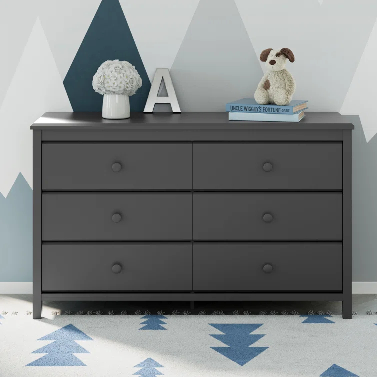 Alpine 6 Drawer Double Dresser