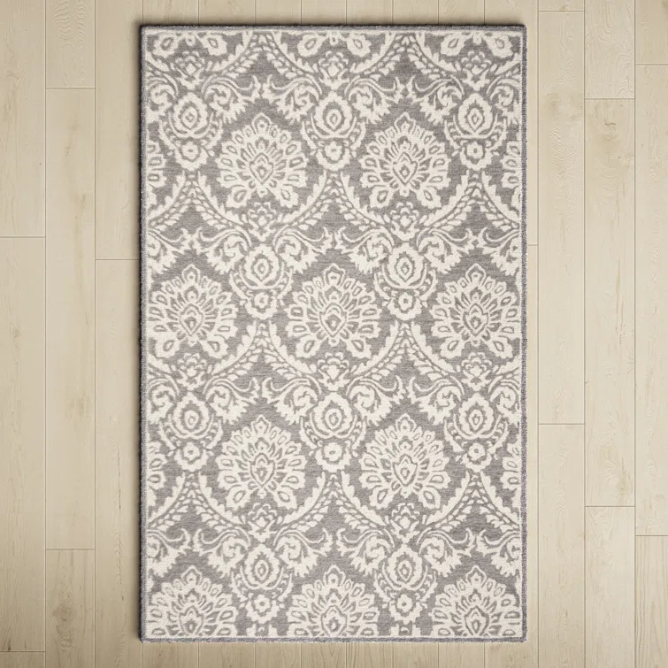 Tansy Wool Ivory/Gray Rug