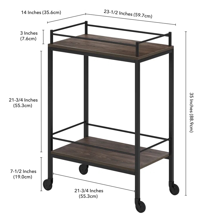 Barnes Metal Bar Cart