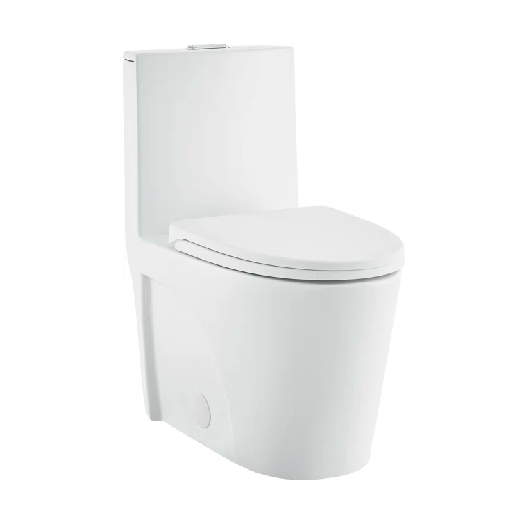 St. Tropez One Piece Elongated Toilet Dual Vortex Flush 1.6 GPF