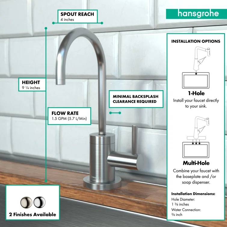 Talis S Pull Down Cold Water Dispenser