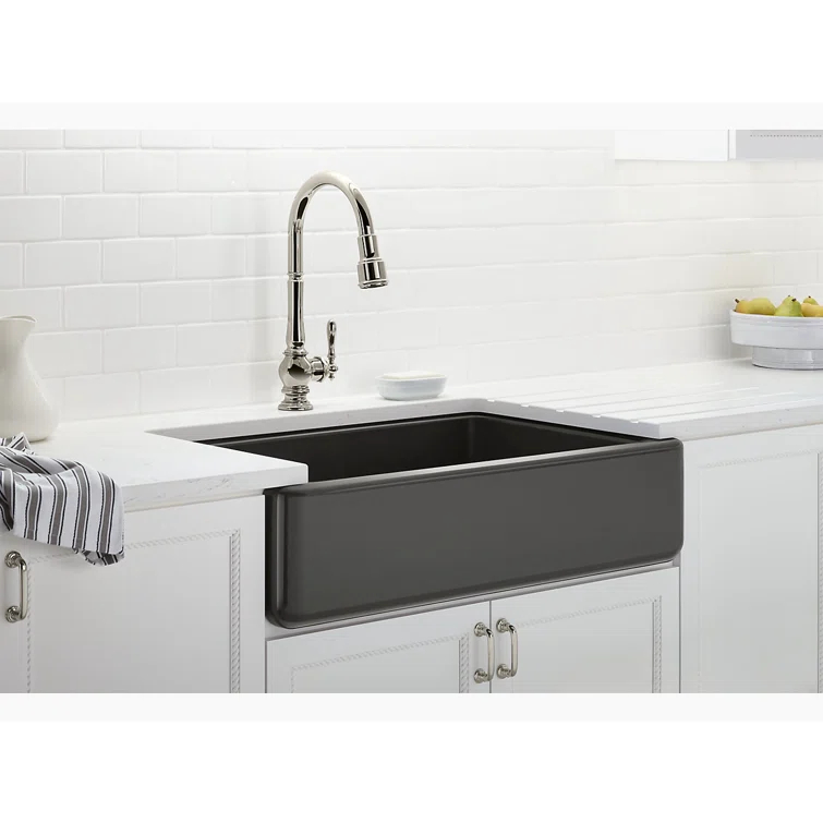 Whitehaven® Self-Trimming 36" L x 22" W Farmhouse Kitchen Sink