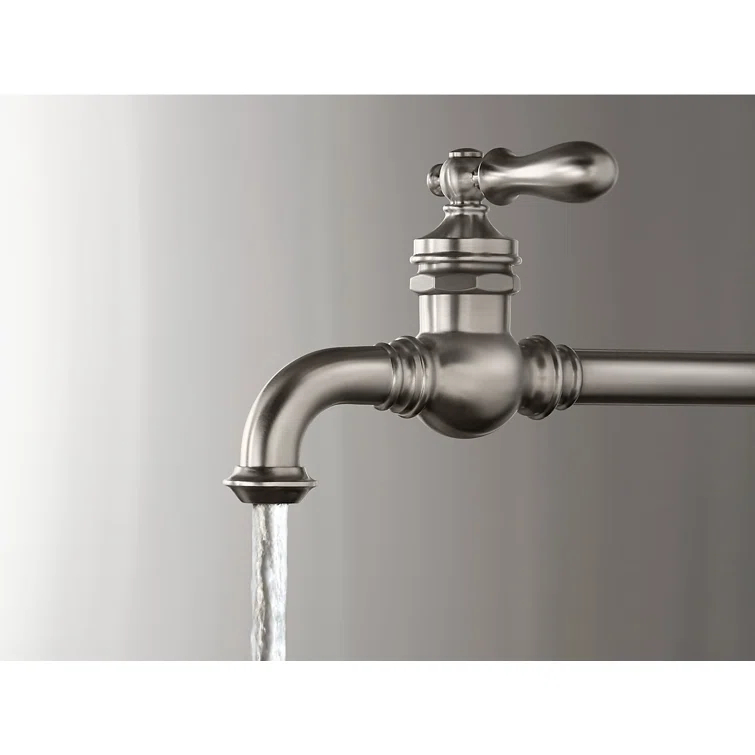 Artifacts® Single-Hole Deck-Mount Pot Filler with Extended Spout