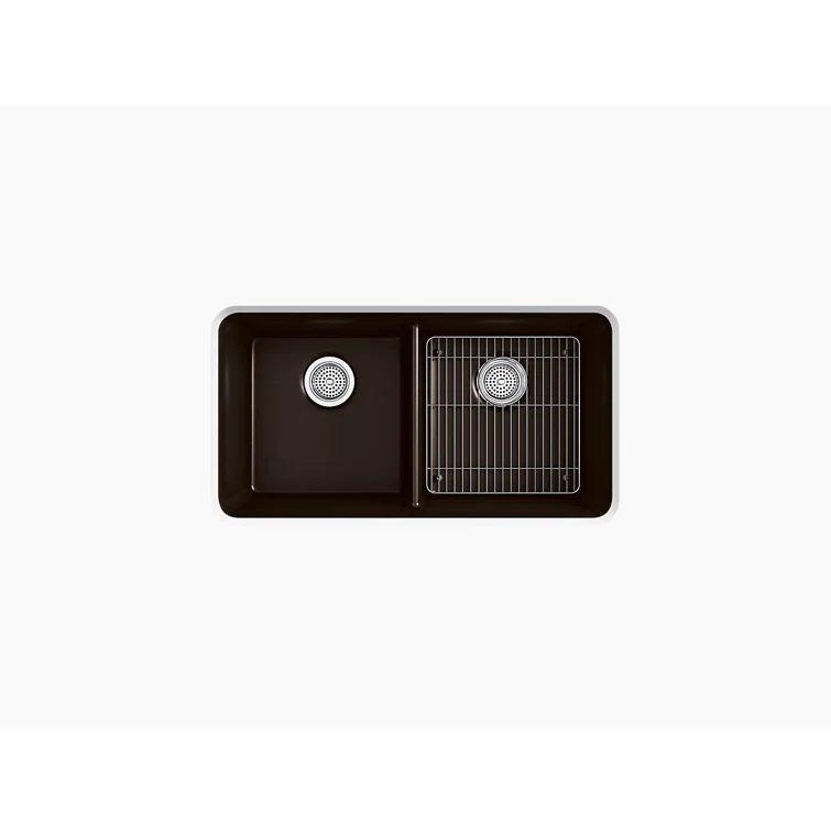 Cairn® 34" L x 18" W Under-Mount Double-Equal Kitchen Sink