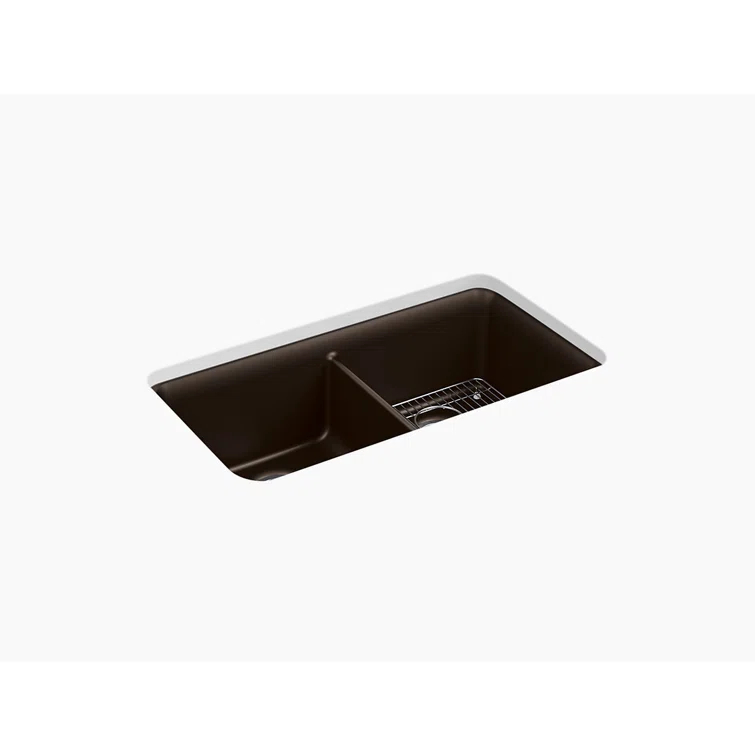 Cairn® 34" L x 18" W Under-Mount Double-Equal Kitchen Sink