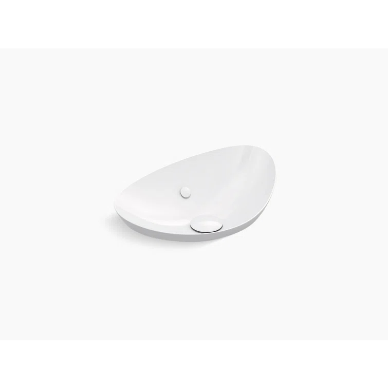 Veil® Ceramic Specialty Vessel Bathroom Sink with Overflow