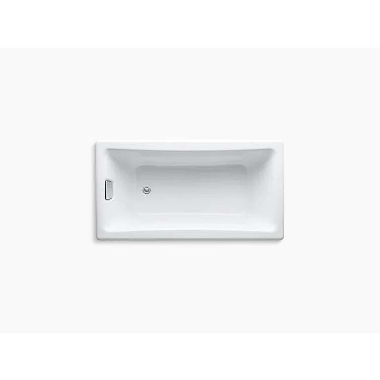 Tea-for-Two for Two 60" x 32" Drop-In Soaking Bathtub