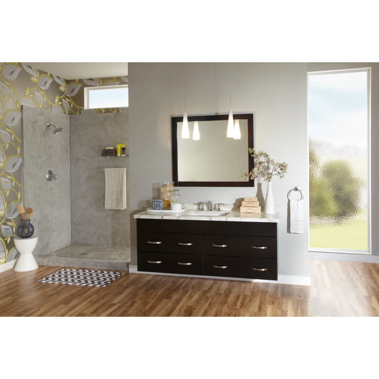 Linden Widespread Bathroom Faucet 3 Hole, 2-handle Bathroom Sink Faucet with Drain Assembly
