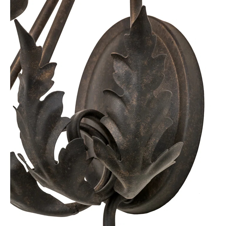 2nd Ave Lighting French Elegance Steel Armed Sconce