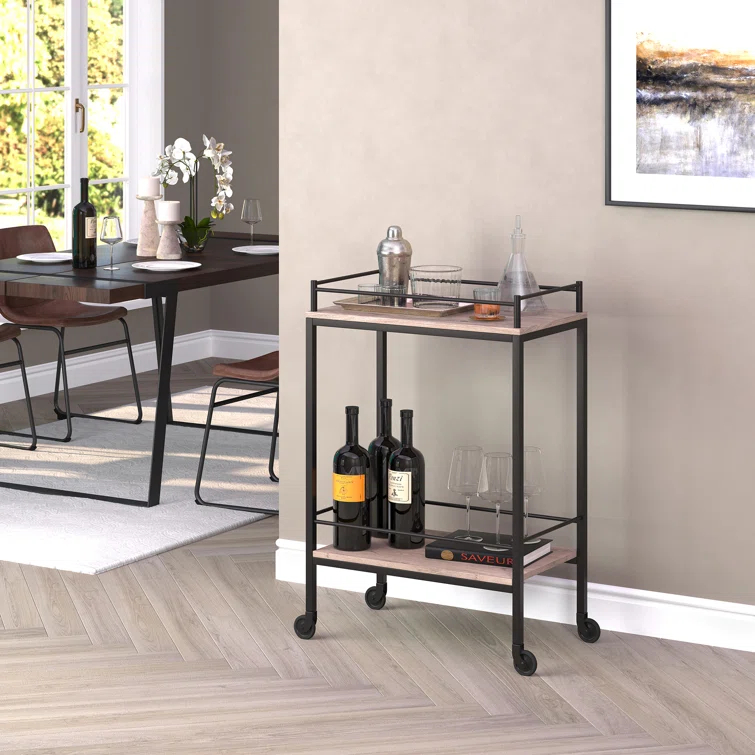 Barnes Metal Bar Cart